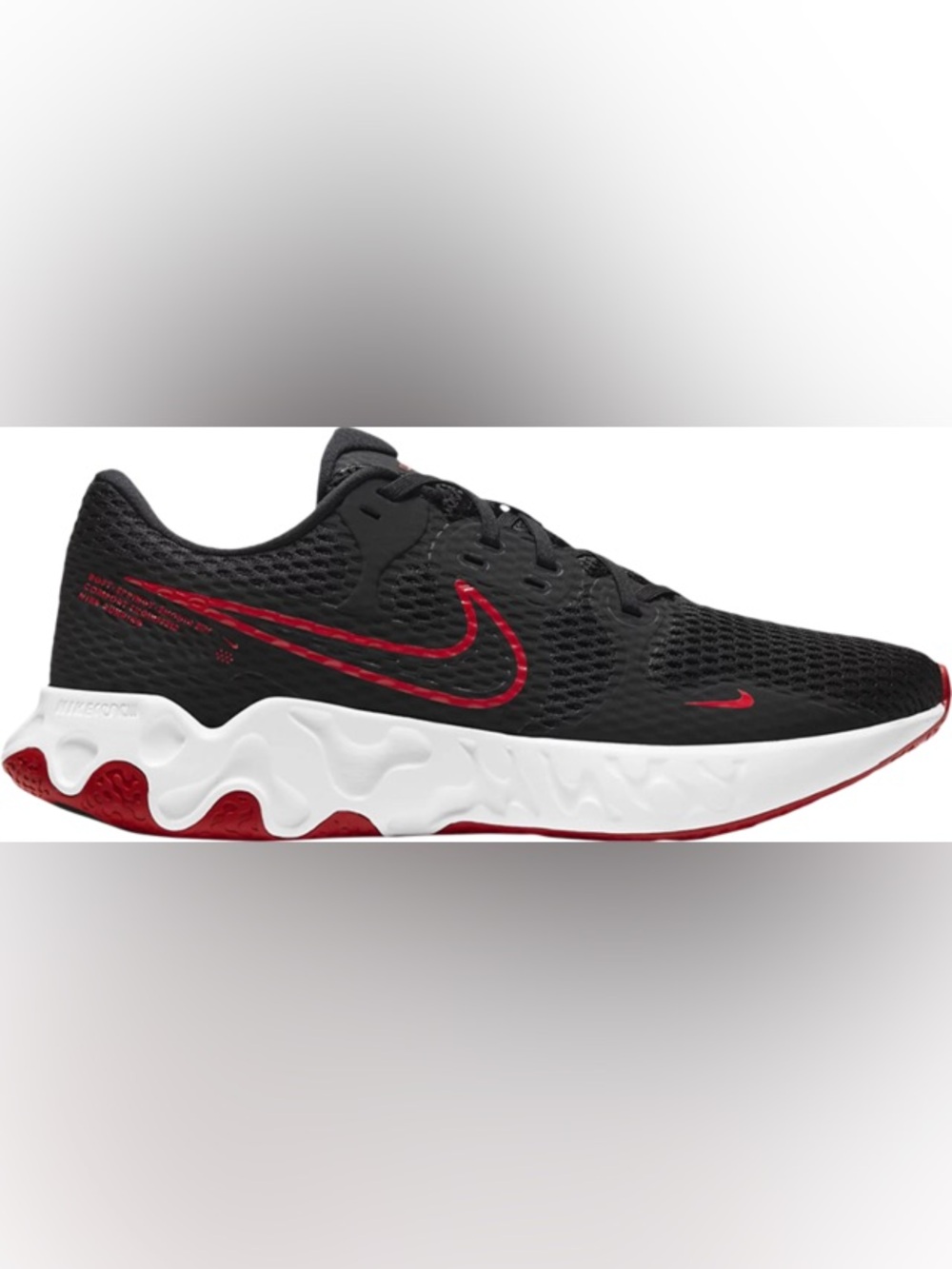 Nike Renew Ride 2 Bred Black Red White Sneakers Shoes Men's 12